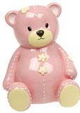 MB00000-06: Star Teddy Money Box - Pink